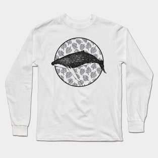 Whale - Against Whaling Long Sleeve T-Shirt